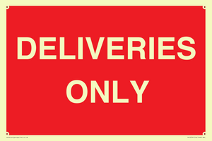 DELIVERIES ONLY